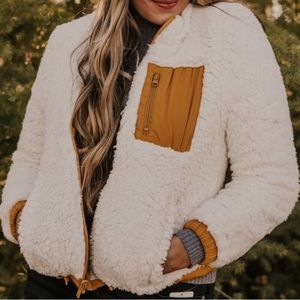 Sherpa reversible puffer coat